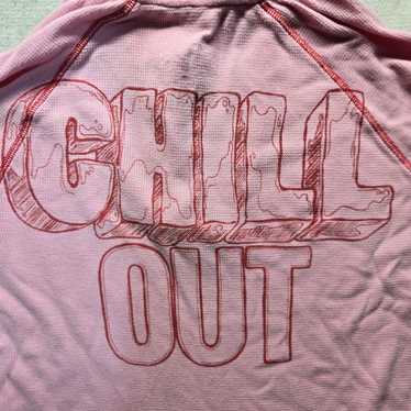 Pinko Pink "Chill Out" Waffle Knit Hoodie Sweater… - image 1