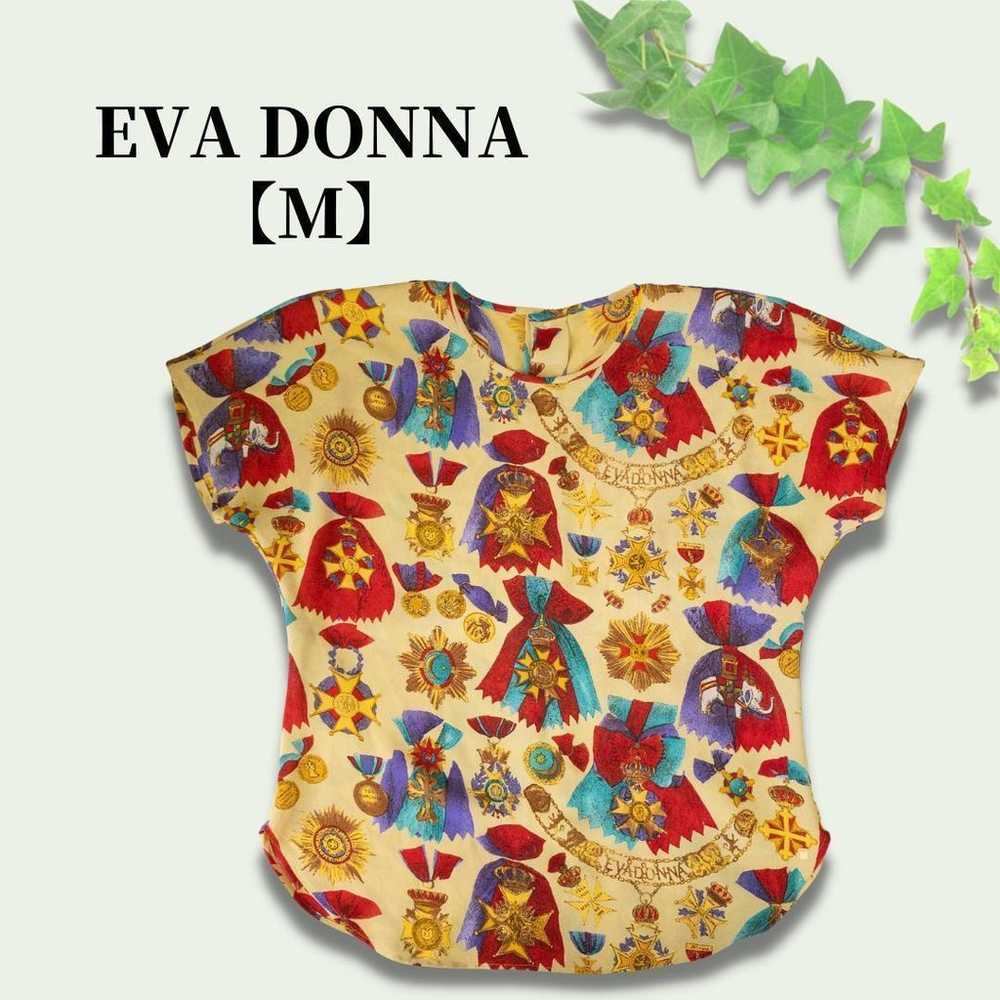 Stylish scarf pattern◎ EVA DONNA shirt with back … - image 1