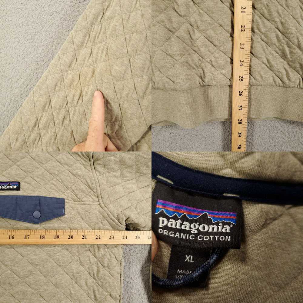 Patagonia Patagonia Snap T Mens XL Gray Green Pul… - image 4