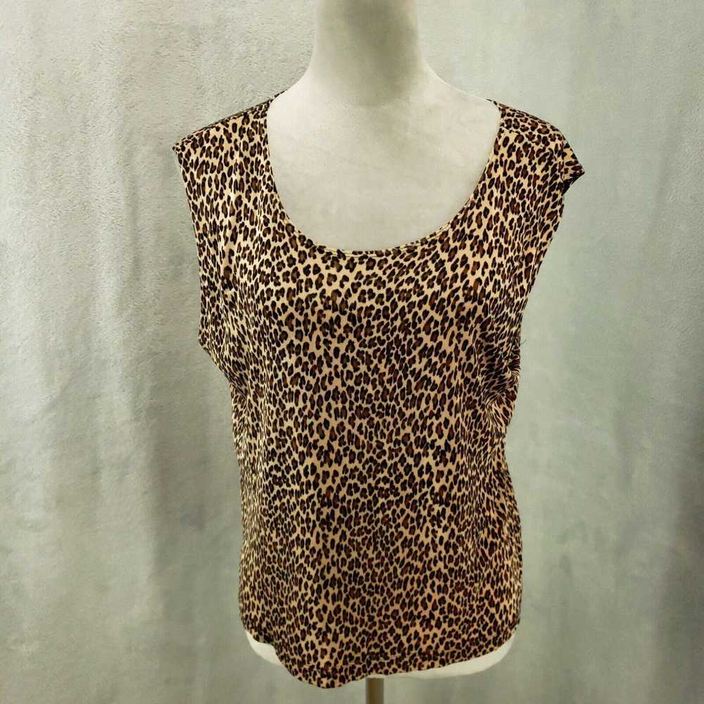 Vintage Chicos Travelers 2 Tank Womens Large Anim… - image 1