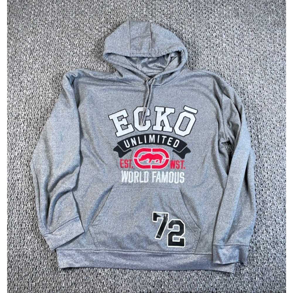 Ecko Unltd. Ecko Unltd. Fleece Embroidered Hoodie… - image 1