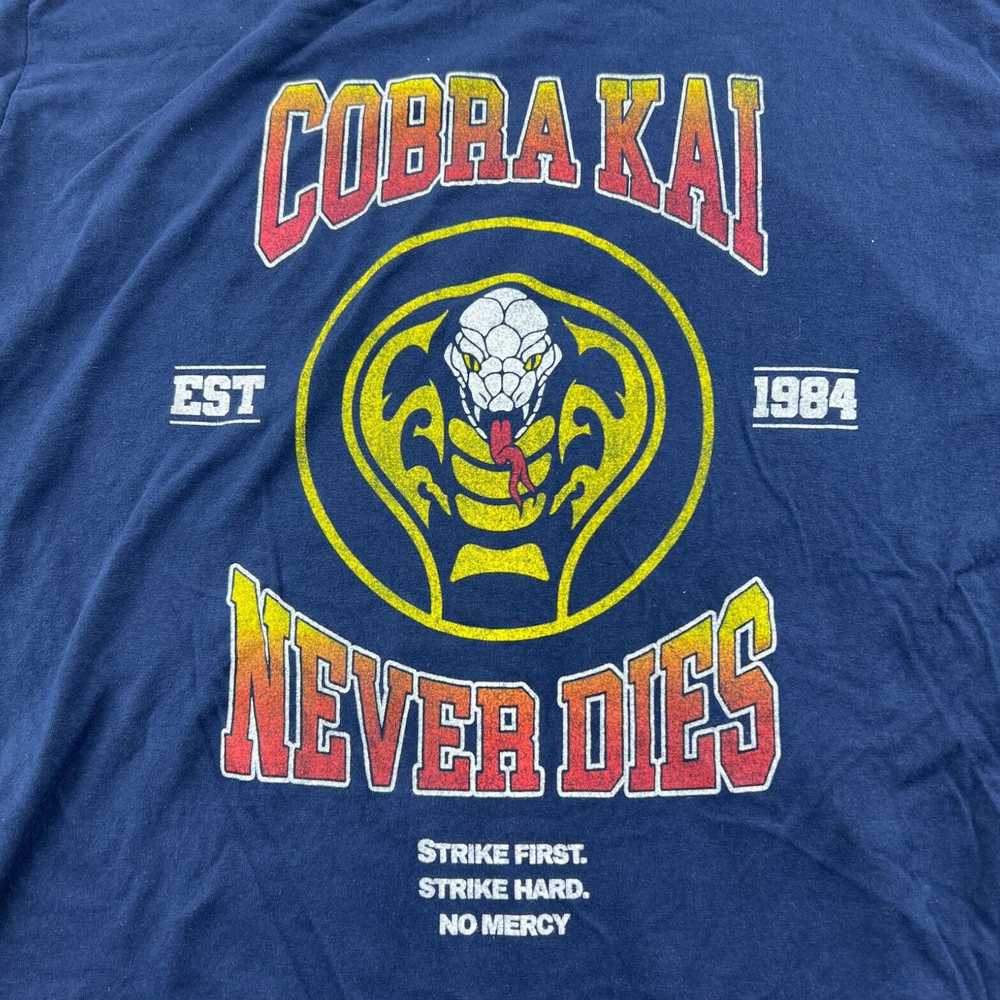 Vintage Cobra Kai Shirt Size 2XL Mens Karate Neve… - image 2