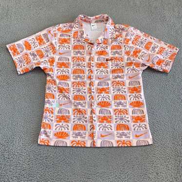 Nike Nike Hawaiian Shirt Mens Small Button Up Spr… - image 1