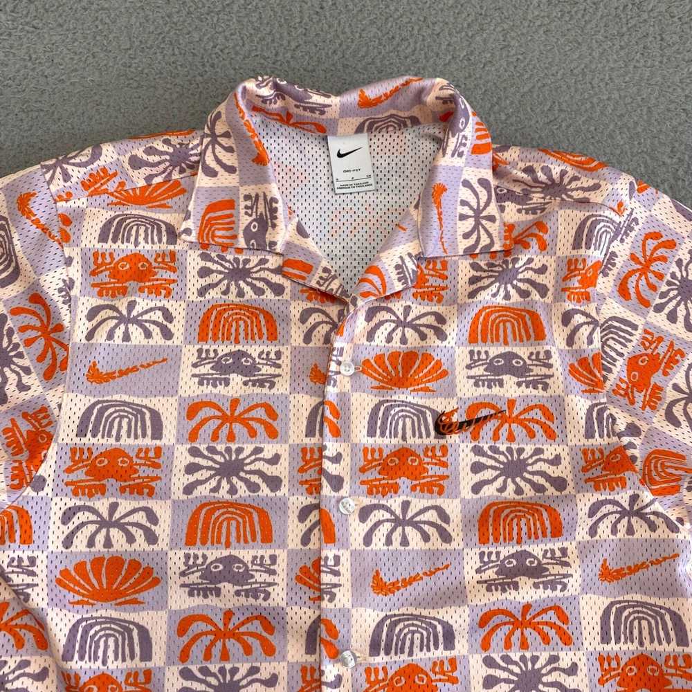 Nike Nike Hawaiian Shirt Mens Small Button Up Spr… - image 2