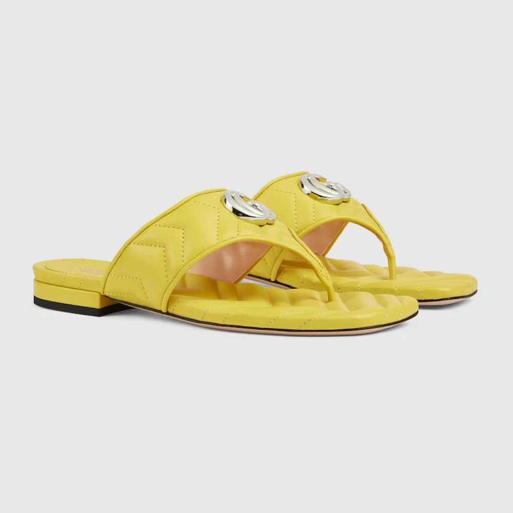 Gucci Leather sandal - image 3