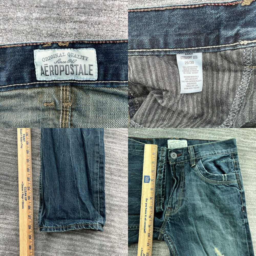 Vintage Aeropostale Jeans Size 29/30 Mens Essex S… - image 4