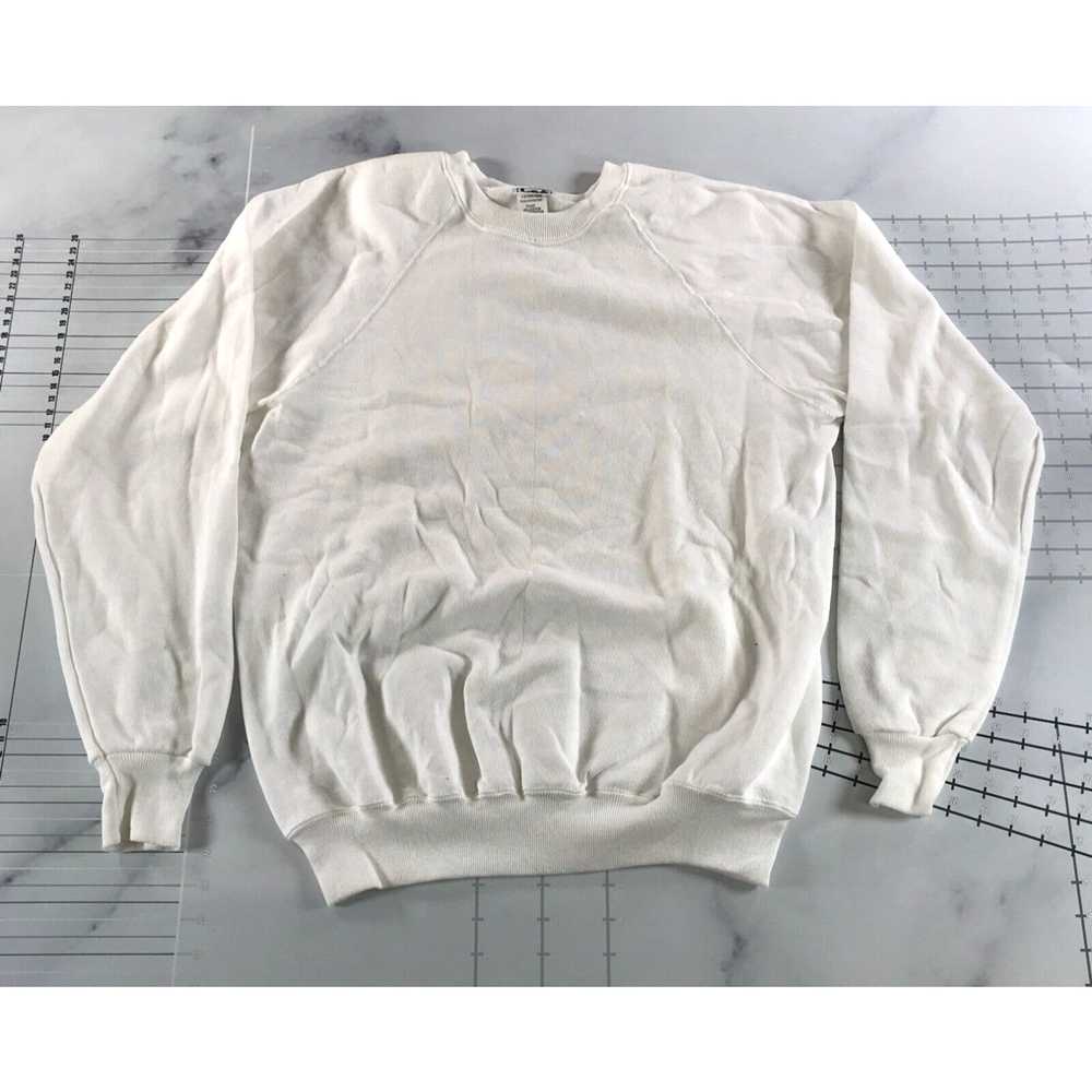 Lee Vintage Lee Crewneck Sweatshirt Mens Large Wh… - image 1