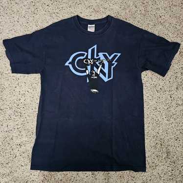 ヴィンテージ✨CKY Tシャツ クラシックロゴ ブルー CKY Vintage Band T-Shirt LARGE Jackass Bam Margera Original