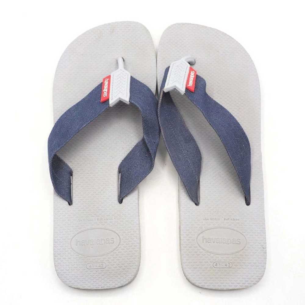 Vintage Mens Havainas Flip Flops Size 9/10 M - image 1