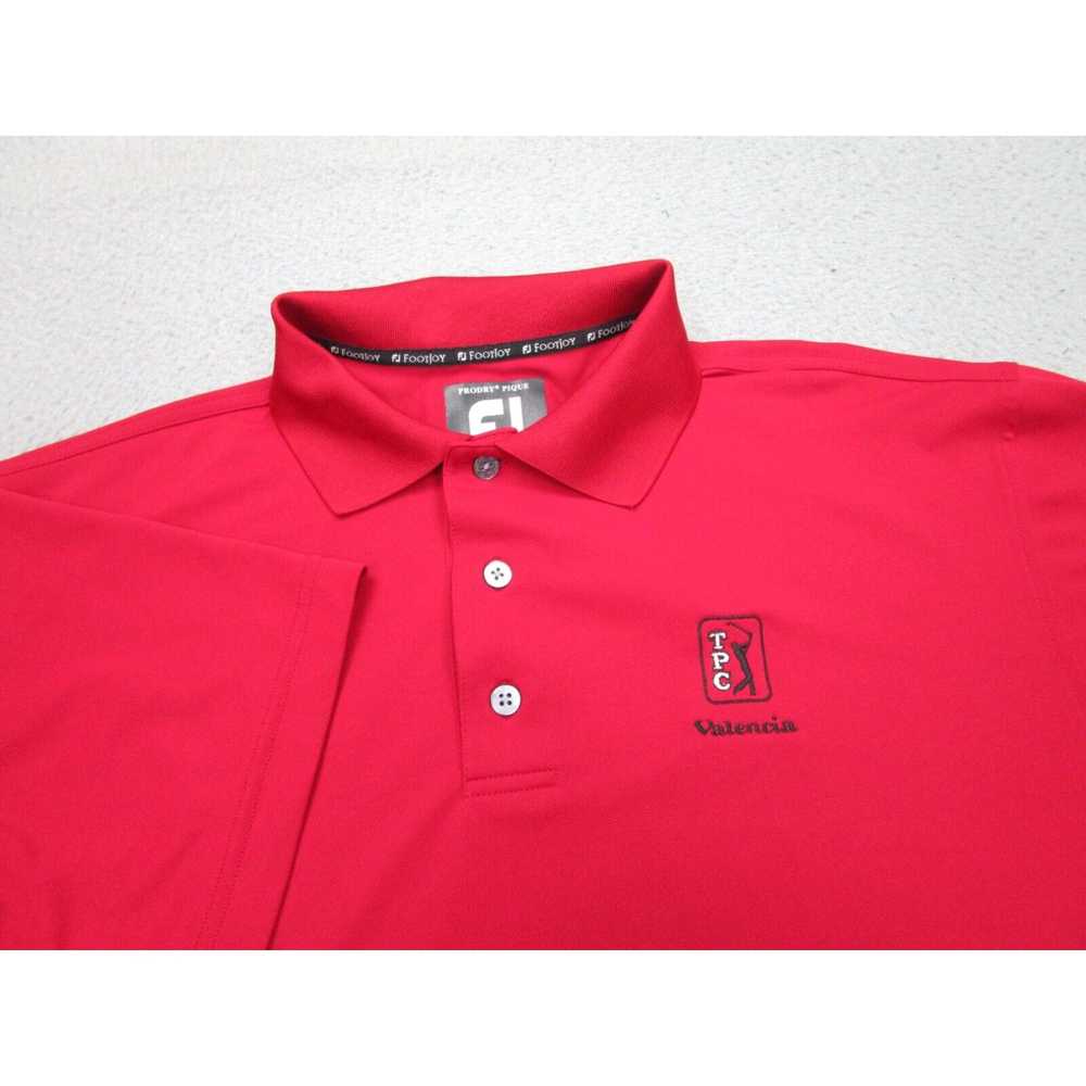 Footjoy Footjoy Shirt Mens M Red Polo TPC Players… - image 1