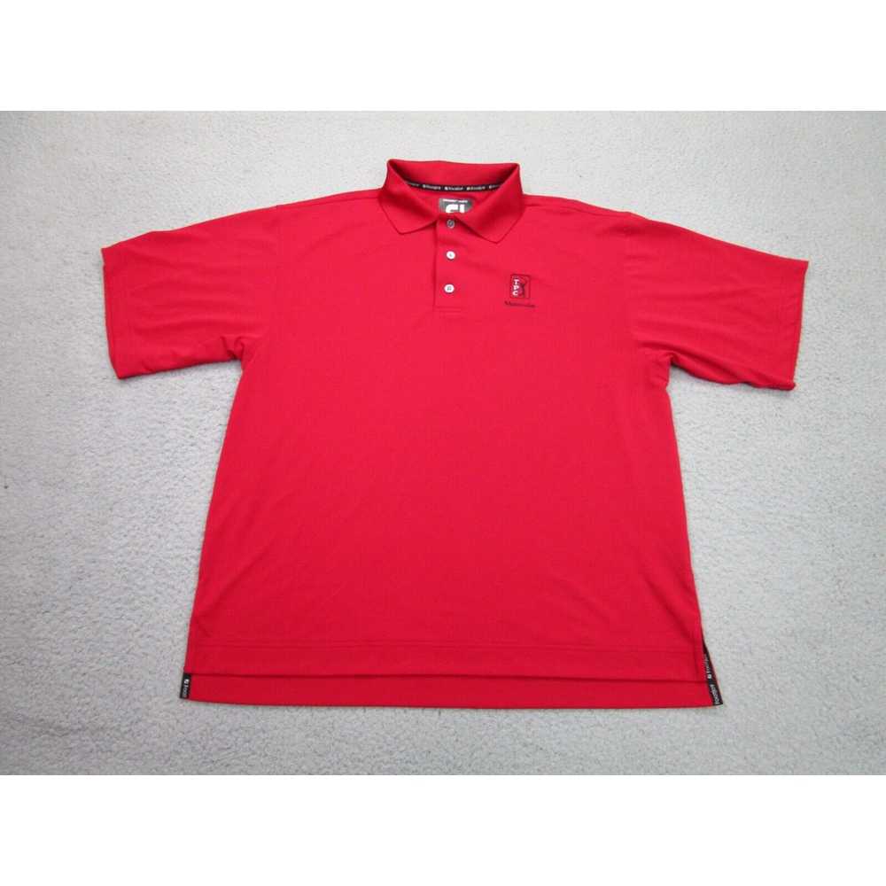 Footjoy Footjoy Shirt Mens M Red Polo TPC Players… - image 2