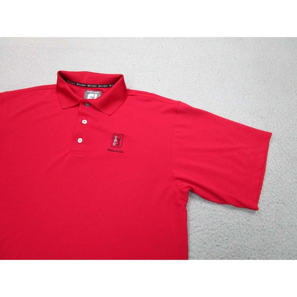 Footjoy Footjoy Shirt Mens M Red Polo TPC Players… - image 3