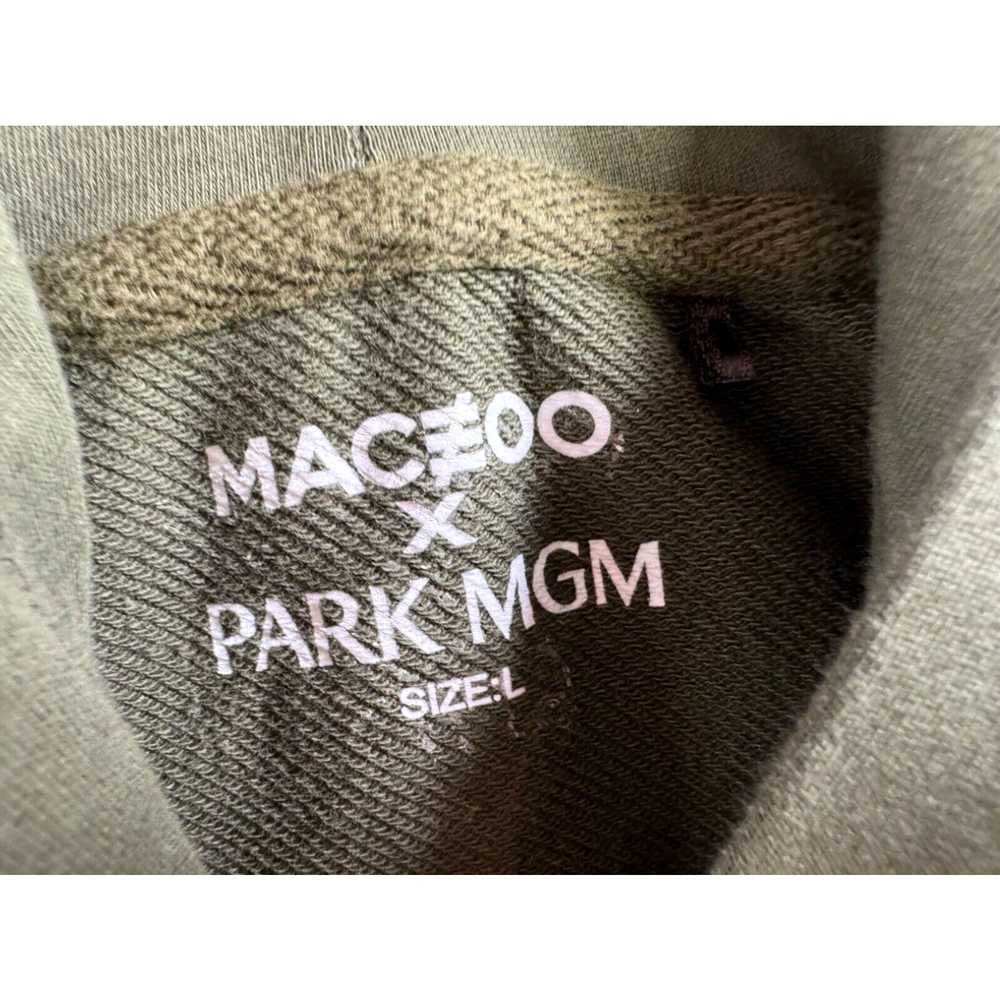 Maceoo Maceoo Hoodie Mens Large Green Park MGM La… - image 5