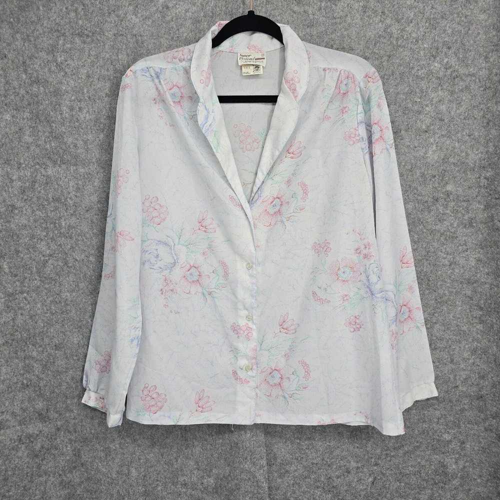 Vintage 70s Inner Visions Blouse by Ship'n Shore … - image 1