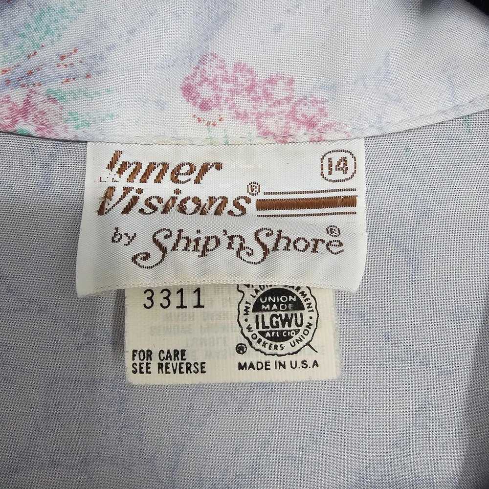 Vintage 70s Inner Visions Blouse by Ship'n Shore … - image 4