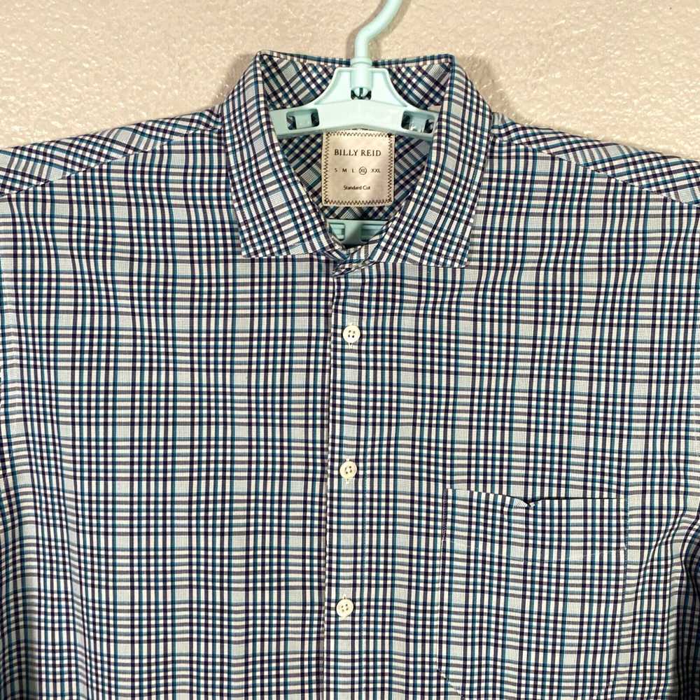 Billy Reid Billy Reid Shirt Mens XL Blue Button U… - image 2