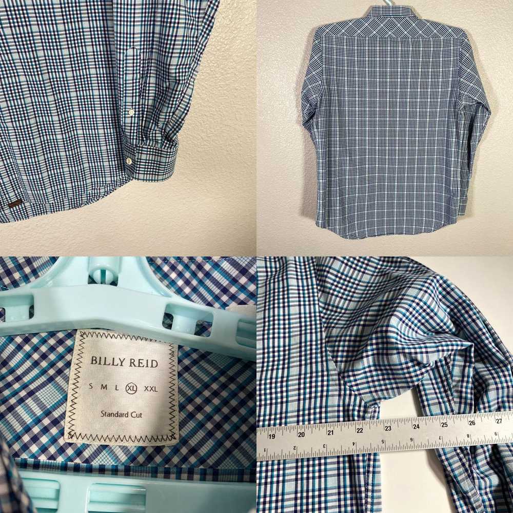 Billy Reid Billy Reid Shirt Mens XL Blue Button U… - image 4