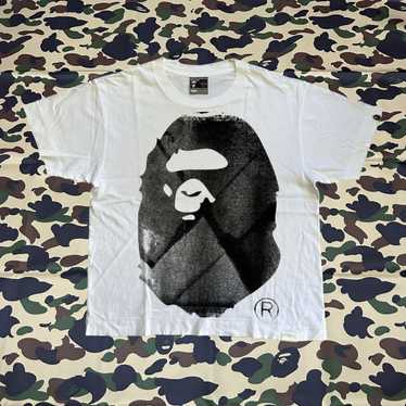 Bape Bape Exclusive Handprint Big Ape Head Tee - image 1