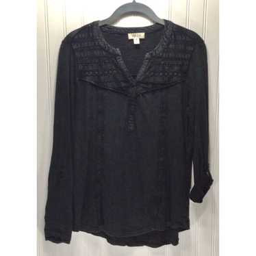 Vintage STYLE & Co Womens Size XS Weathered Black… - image 1