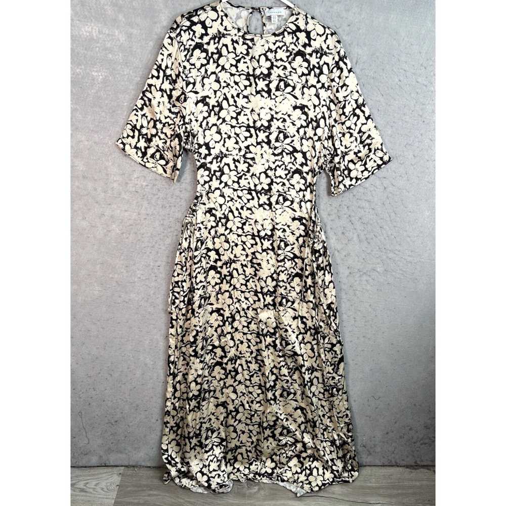 Topshop Topshop Floral Cut Out Maxi Dress Womens … - image 1