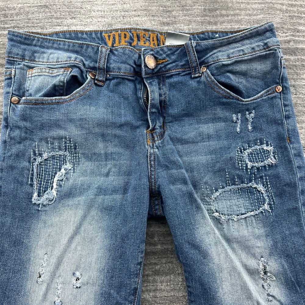 Vintage VIP Jeans Shorts Size 9/10 Womens Bermuda… - image 2