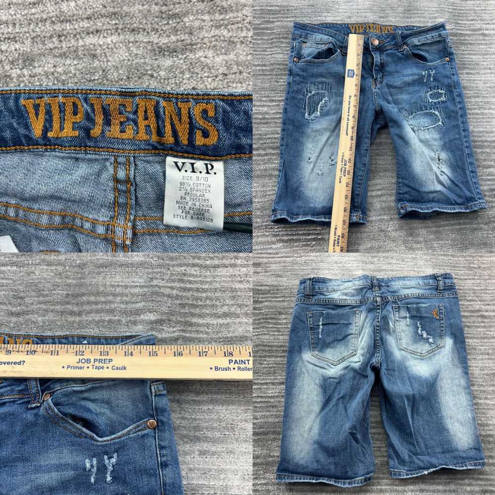 Vintage VIP Jeans Shorts Size 9/10 Womens Bermuda… - image 4