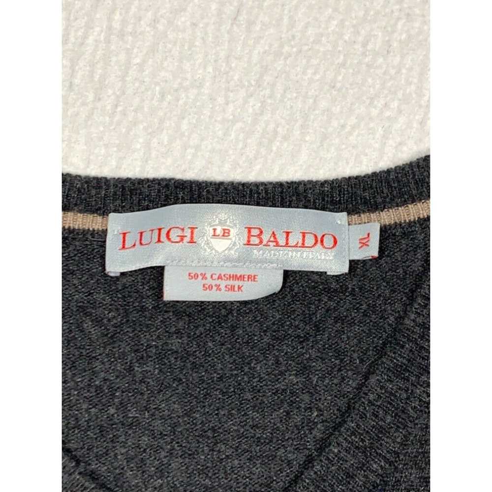 Blend Luigi Baldo Sweater Cashmere Silk Blend Arg… - image 3