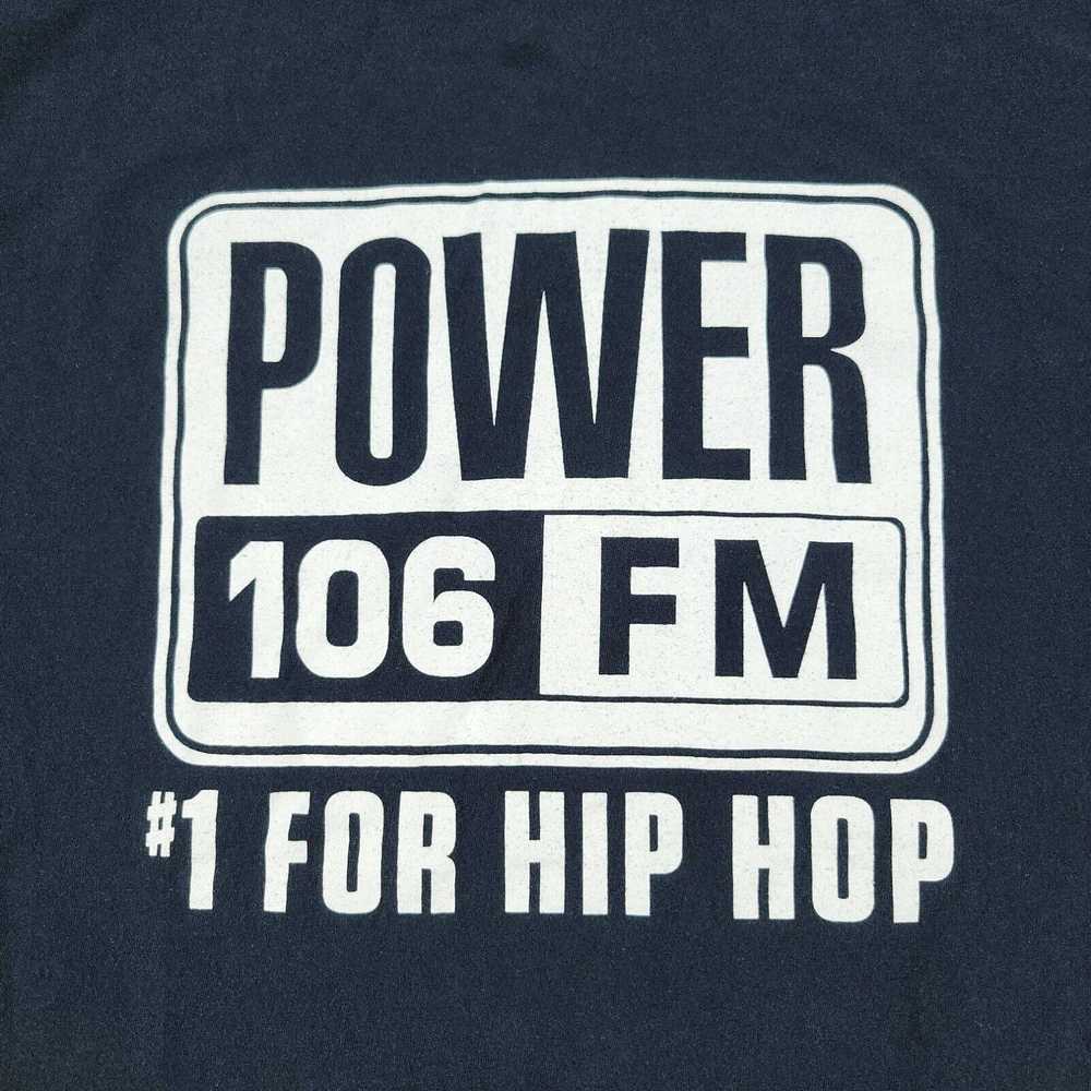 Fruit Of The Loom Power 106 FM Shirt Men XL Black… - image 2