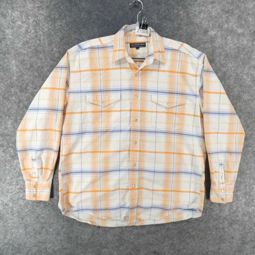 Roper Roper Shirt Mens Medium Long Sleeve Snap Up… - image 1