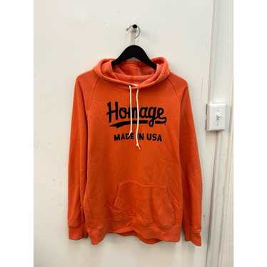 Vintage homage made in USA hoodie sweatshirt mens… - image 1