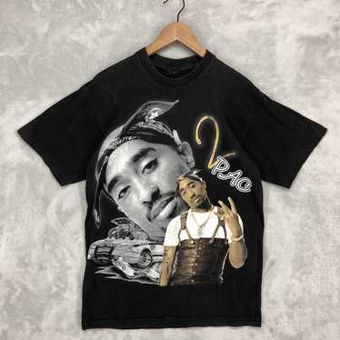 Rap Tees  Vintage Retro Classic 2Pac Photoprint Tee Rapper