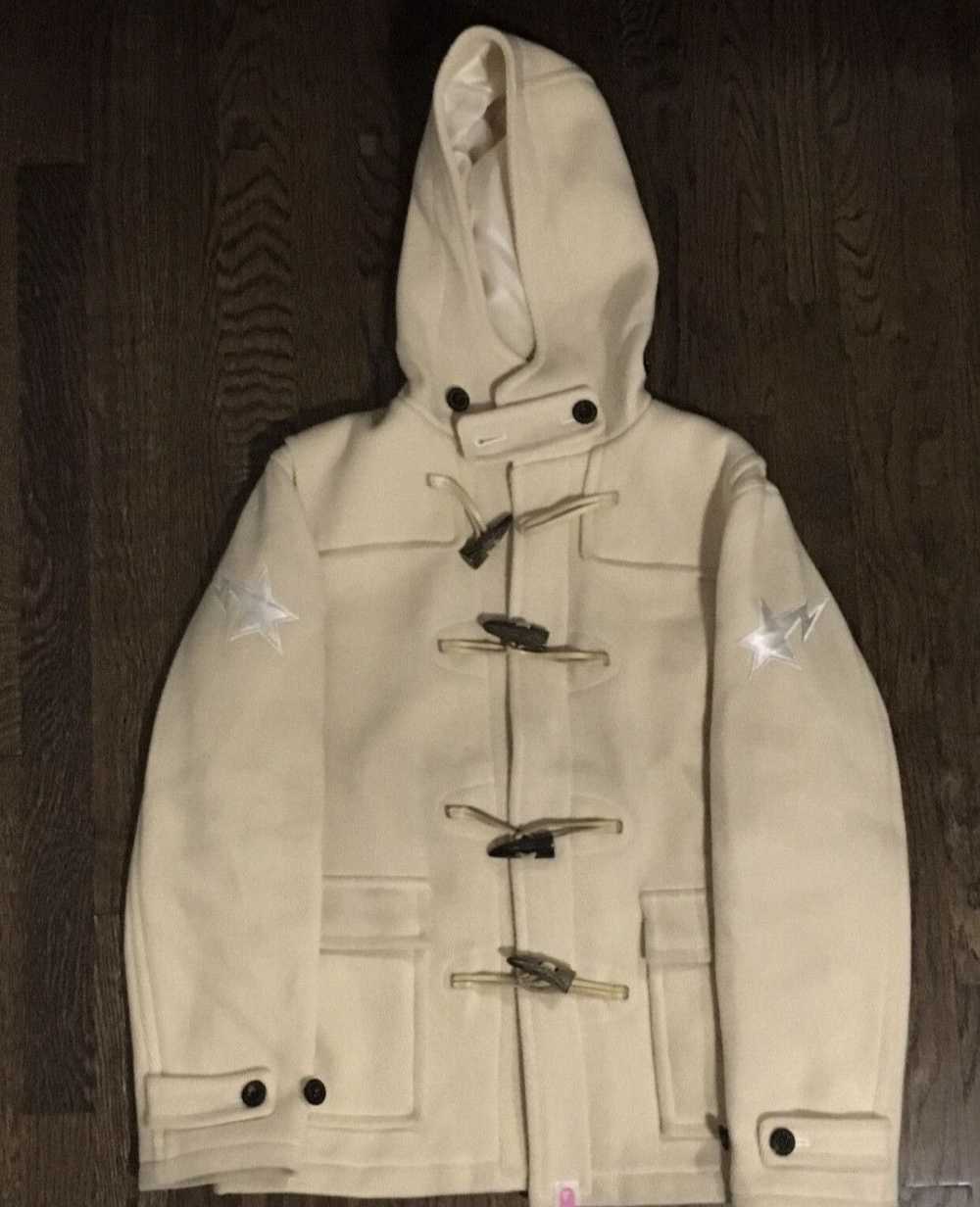 Bape Bape hooded Peacoat parka jacket - image 1