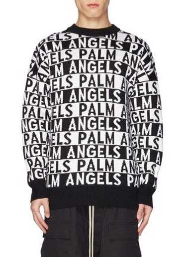 Palm Angels AUTHENTIC PALM ANGELS SPELLOUT STRIPED