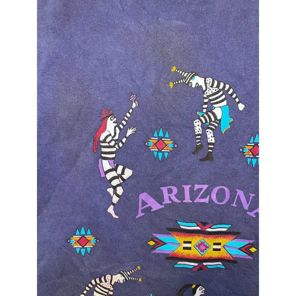 Vintage 1990s AZ Arizona Native American Striped … - image 3