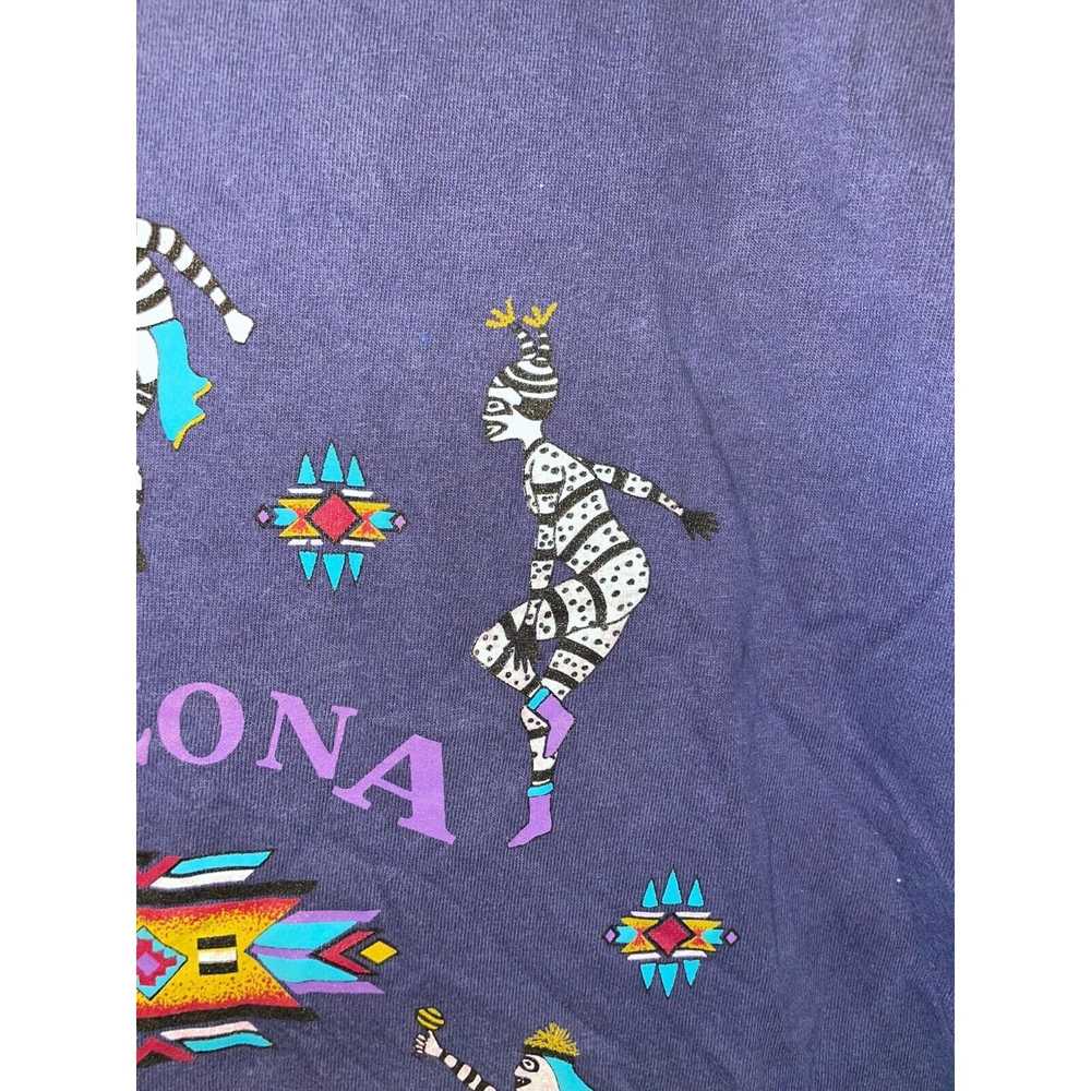 Vintage 1990s AZ Arizona Native American Striped … - image 5