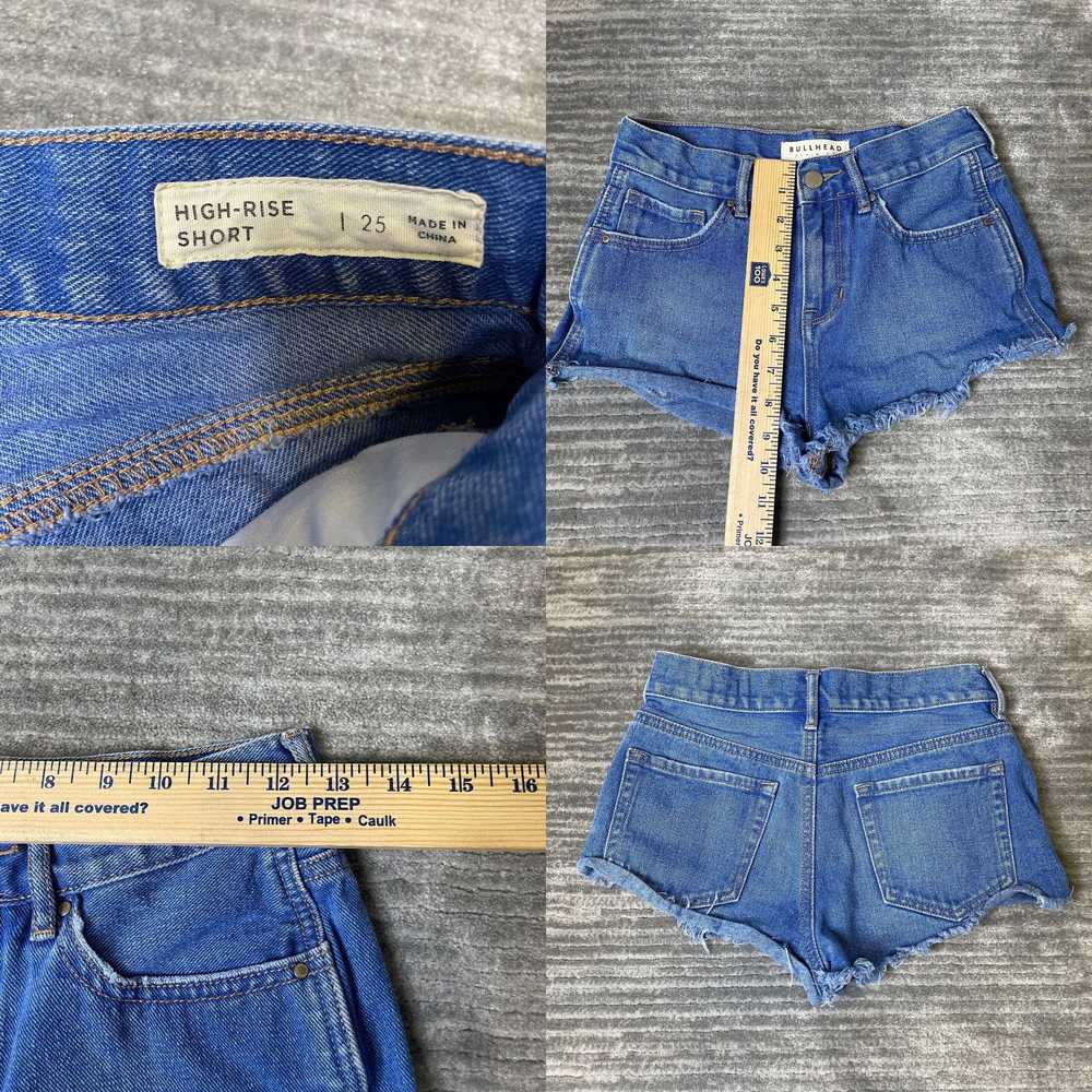 HIGH Bullhead Jean Shorts Size 25 Womens High Ris… - image 4