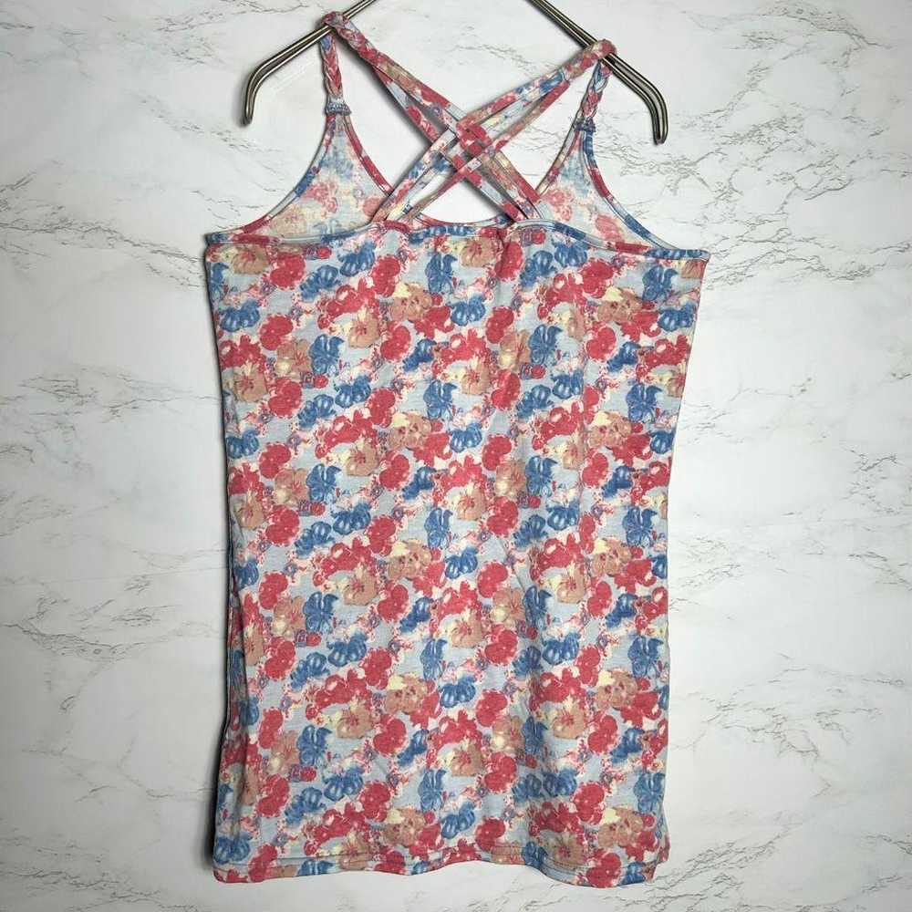 Camisole Flower Pattern Pink Red/Blue/Light Blue - image 5