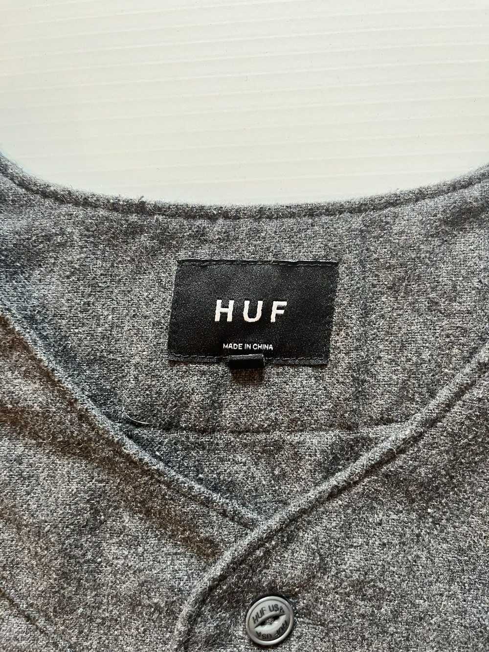 Huf × Streetwear Huf Black Wool Wolf jersey - image 4