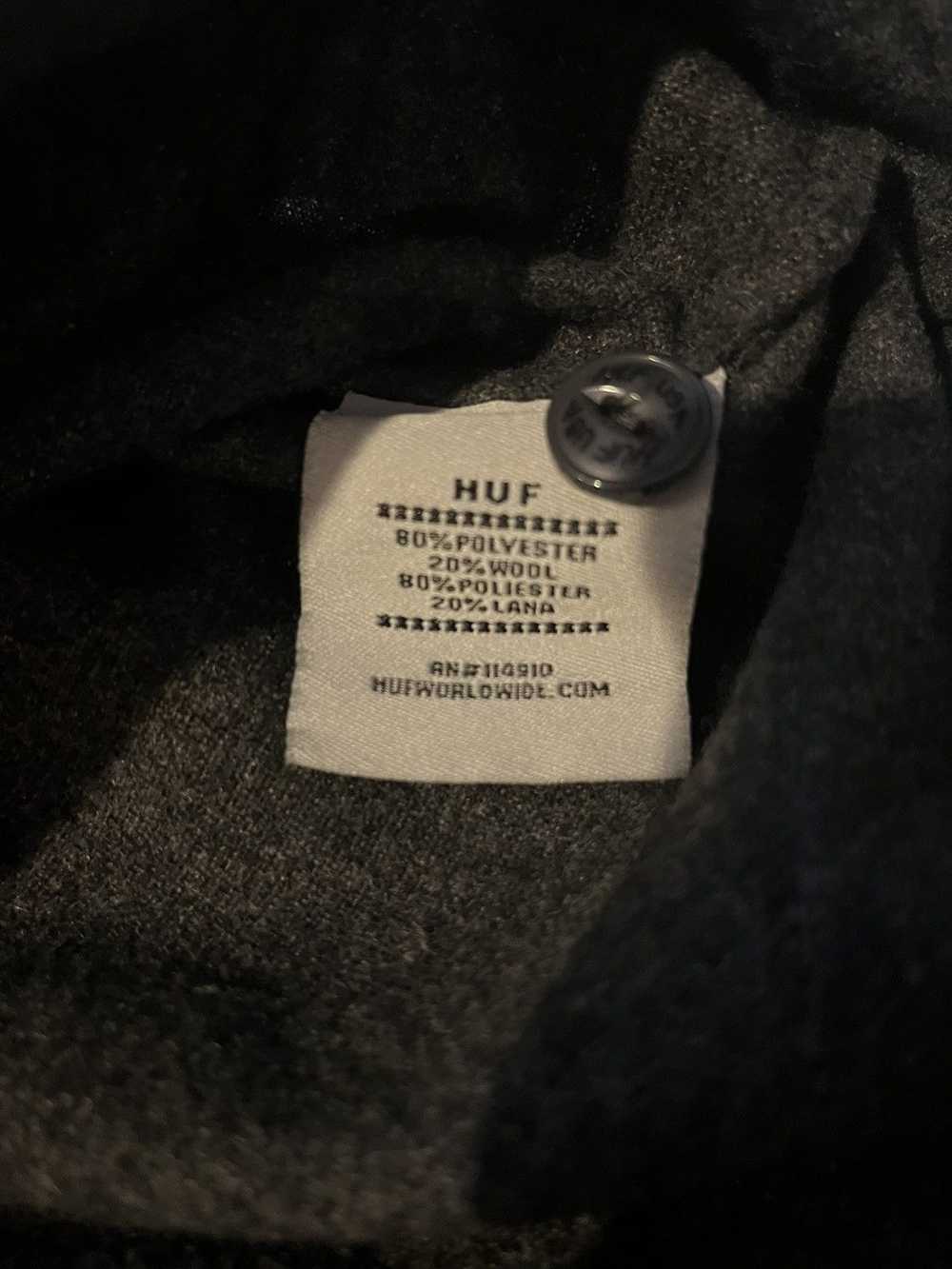 Huf × Streetwear Huf Black Wool Wolf jersey - image 7