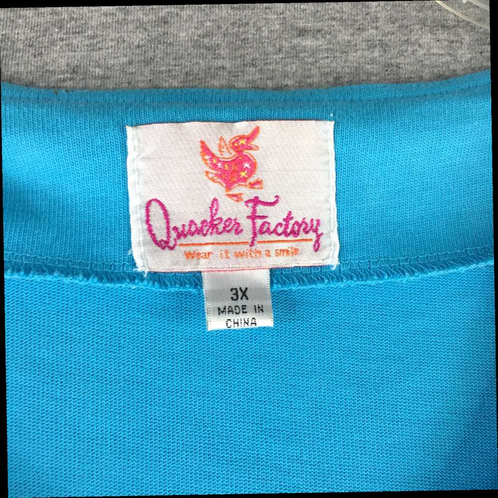 Quacker Factory Quacker Factory Top Womens 3X Dri… - image 4