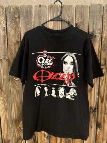 Vintage 00s Ozzy Osbourne Big Print Band outlet Music Concert Tour Tee T-Shirt