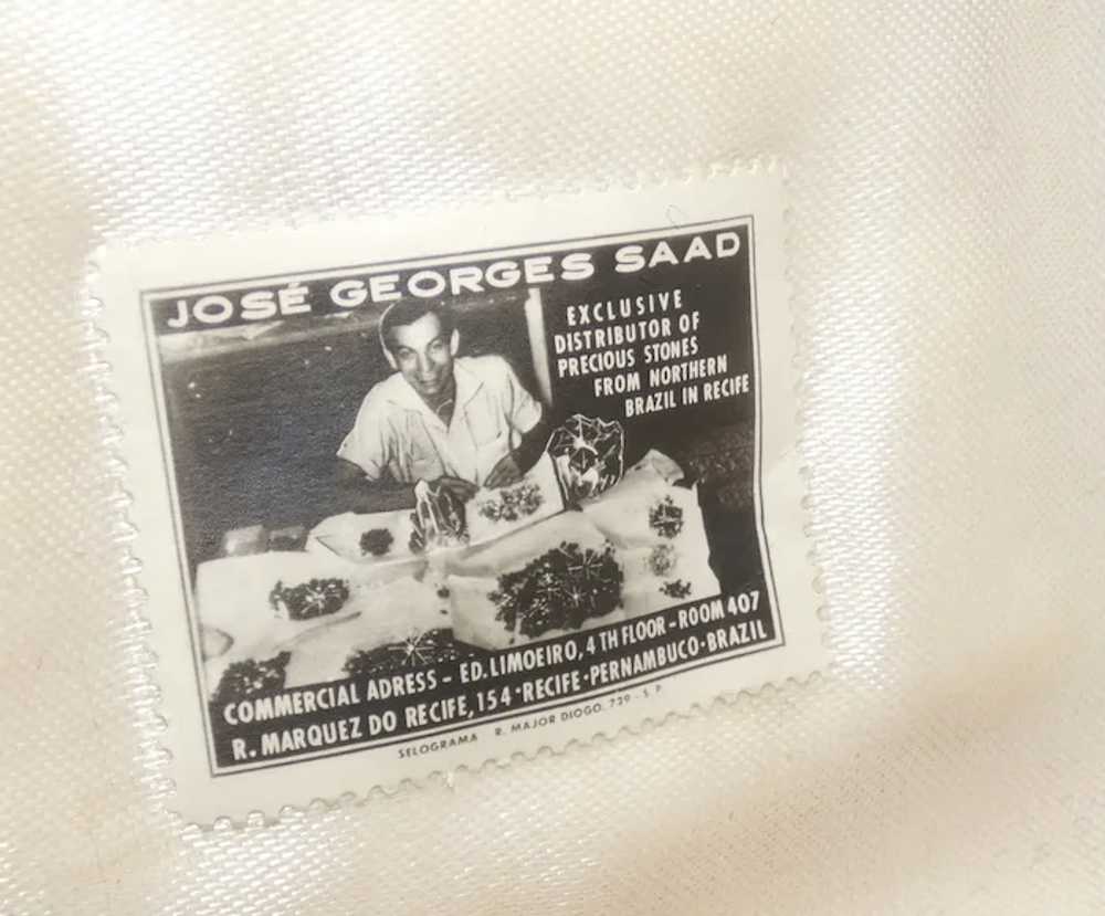 Jose Georges Saad Brazil Cuff Links & Tie Clip - image 3