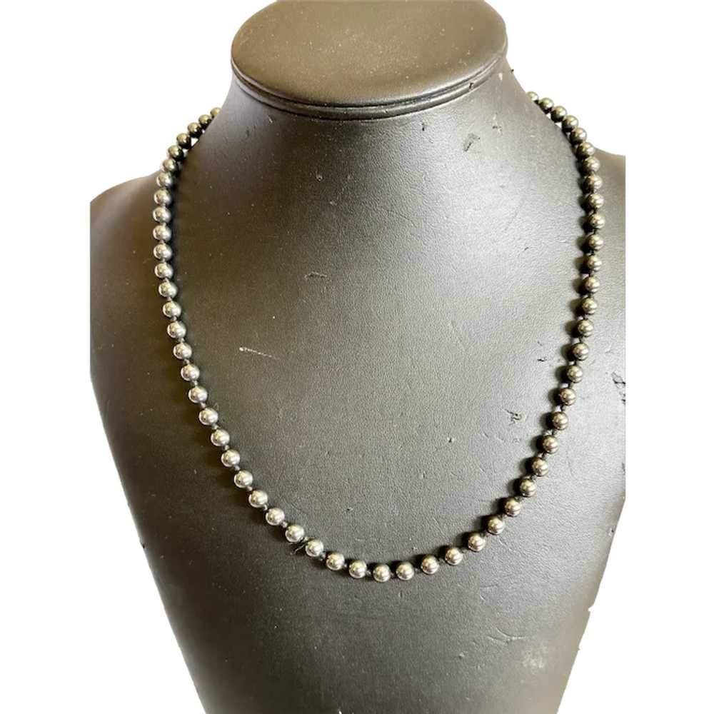 Hematite Beaded Necklace - image 1