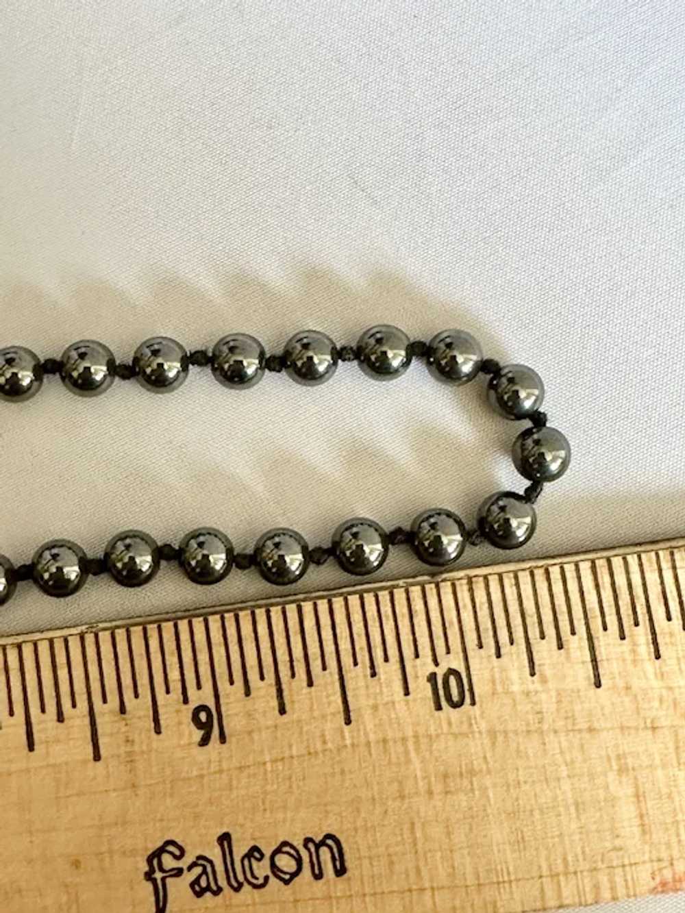 Hematite Beaded Necklace - image 7