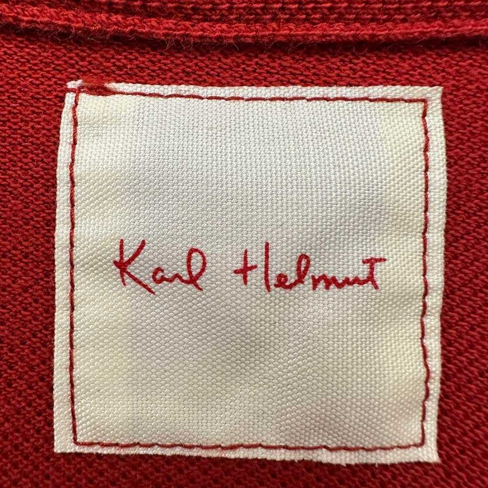 90s Karl Helmt polo shirt patch L size - image 12