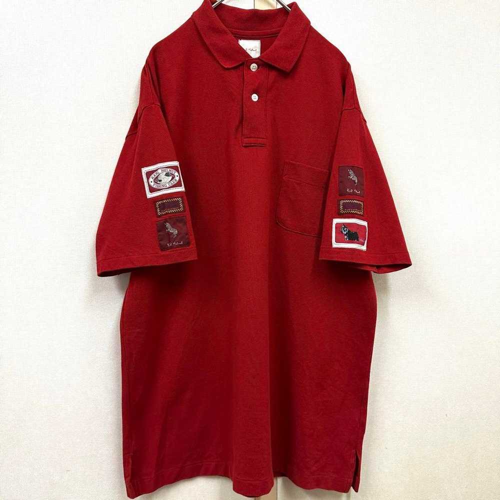 90s Karl Helmt polo shirt patch L size - image 3