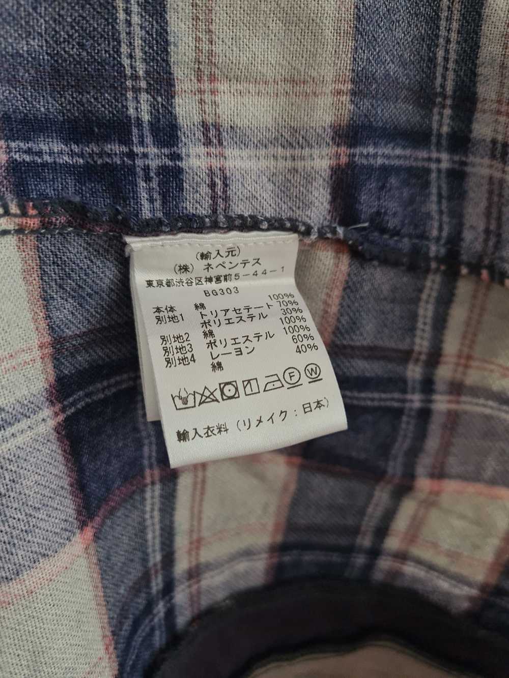 Needles [S] 7 Cuts Flannel Shirt - image 4