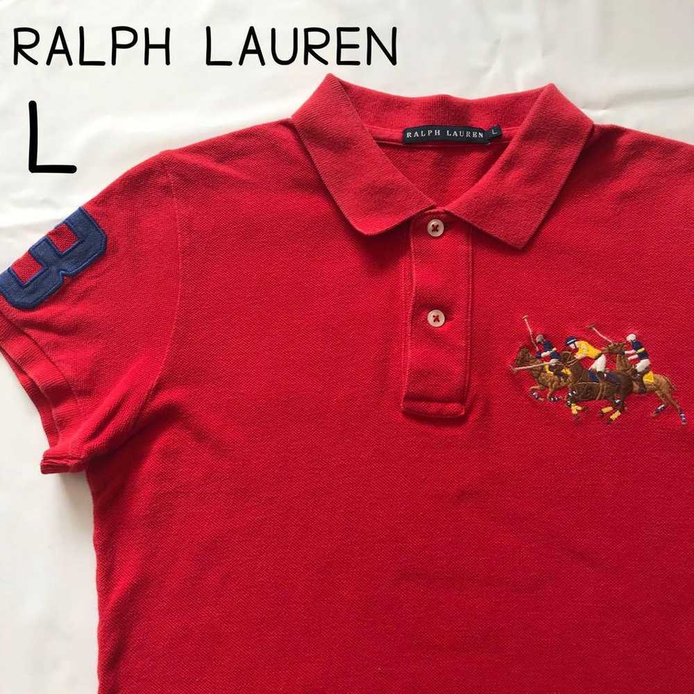 Ralph Lauren Polo Shirt Short Sleeve Triple Pony … - image 1