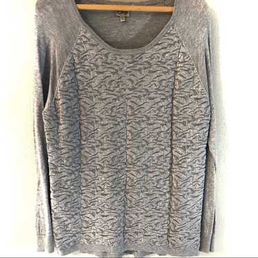 Como vintage gray sweater with silver threading. … - image 1