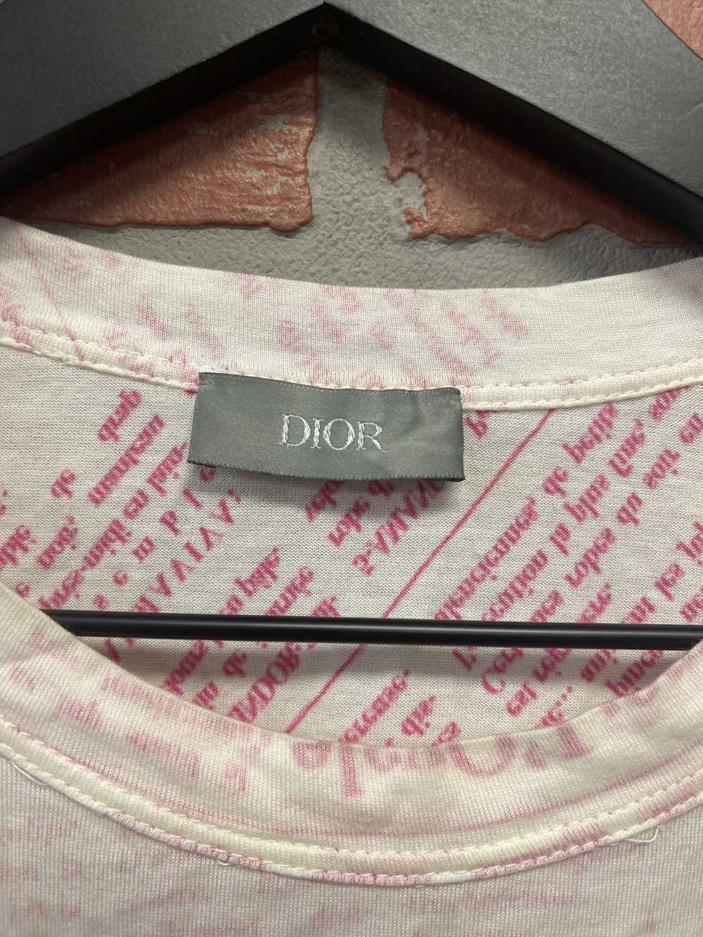 Dior Dior Newpaper Tee White Size M - image 3